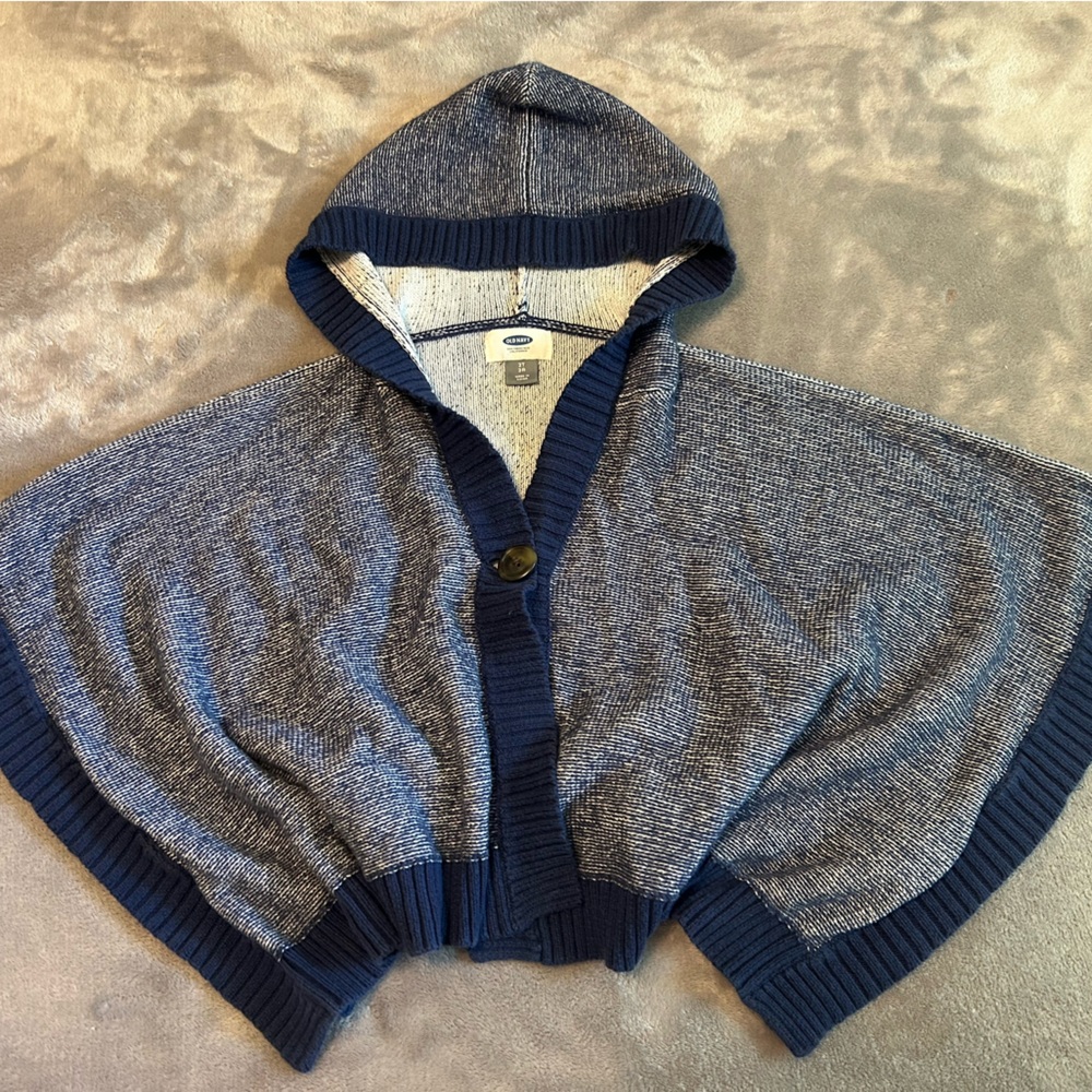 Navy blue 2T Old Navy hooded Shaw